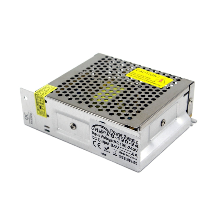 S-120-24 DC24V 5A 120W LED Regulated Switching Power Supply, Size: 129 x 99 x 40mm - Power Supplies by buy2fix | Online Shopping UK | buy2fix