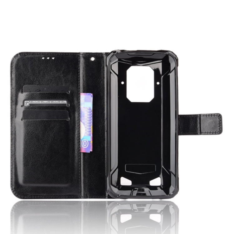 For Doogee S86 / S86 Pro Crazy Horse Texture Horizontal Flip Leather Case with Holder & Card Slots & Lanyard(Black) - More Brand by buy2fix | Online Shopping UK | buy2fix