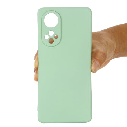 For Honor 50 Solid Color Liquid Silicone Dropproof Full Coverage Protective Case(Green) - Honor Cases by buy2fix | Online Shopping UK | buy2fix