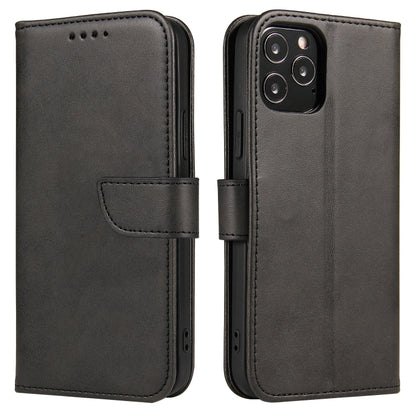 For iPhone 12 mini Calf Texture Buckle Horizontal Flip Leather Case with Holder & Card Slots & Wallet (Black) - iPhone 12 mini Cases by buy2fix | Online Shopping UK | buy2fix