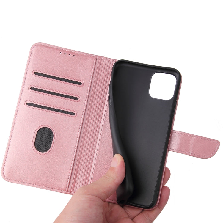 Calf Texture Buckle Horizontal Flip Leather Case with Holder & Card Slots & Wallet For iPhone 11 Pro Max(Rose Gold) - iPhone 11 Pro Max Cases by buy2fix | Online Shopping UK | buy2fix