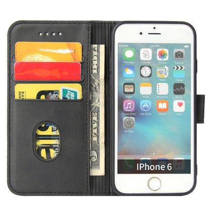 Calf Texture Buckle Horizontal Flip Leather Case with Holder & Card Slots & Wallet For iPhone 6 & 6s(Black) - More iPhone Cases by buy2fix | Online Shopping UK | buy2fix