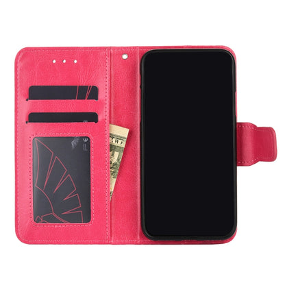 For Honor 50 Crystal Texture Horizontal Flip Leather Case with Holder & Card Slots & Wallet(Rose Red) - Honor Cases by buy2fix | Online Shopping UK | buy2fix