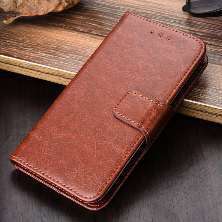 For Honor 50 Crystal Texture Horizontal Flip Leather Case with Holder & Card Slots & Wallet(Brown) - Honor Cases by buy2fix | Online Shopping UK | buy2fix