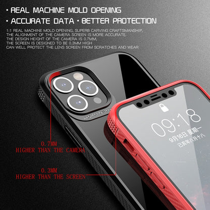 For iPhone 11 Pro Max MG Series Carbon Fiber TPU + Clear PC Four-corner Airbag Shockproof Case (White) - iPhone 11 Pro Max Cases by buy2fix | Online Shopping UK | buy2fix