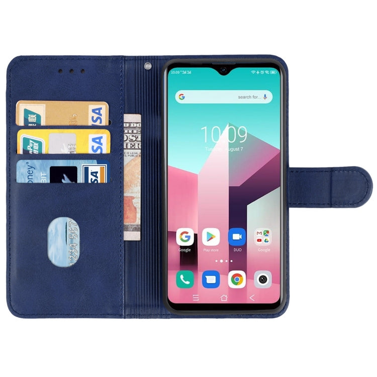 Leather Phone Case For Blackview A80 Pro / A80 Plus(Blue) - Universal Leather Case by buy2fix | Online Shopping UK | buy2fix