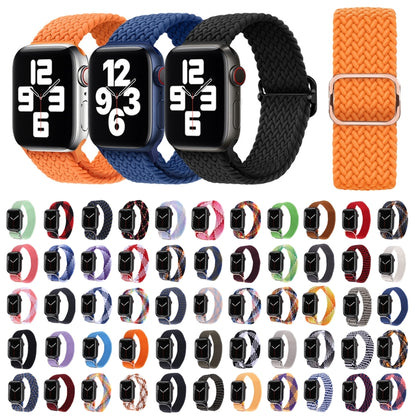 Nylon Braid Strap Watch Band For Apple Watch Ultra 49mm&Watch Ultra 2 49mm / Series 9&8&7 45mm / SE 3&SE 2&6&SE&5&4 44mm / 3&2&1 42mm(40) - Watch Bands by buy2fix | Online Shopping UK | buy2fix