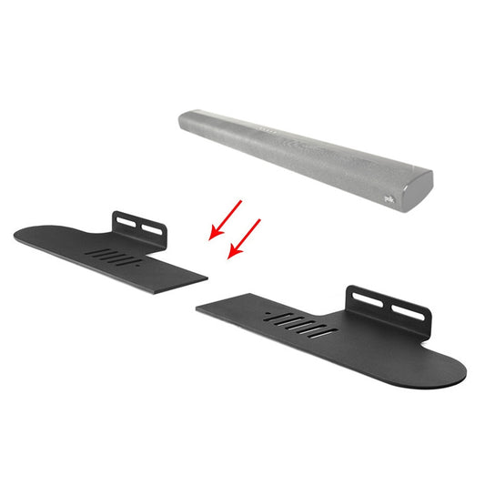 For Polk Signa S1 / S2 Split Sound Bar Wall-mount Bracket - Speaker Bracket by buy2fix | Online Shopping UK | buy2fix