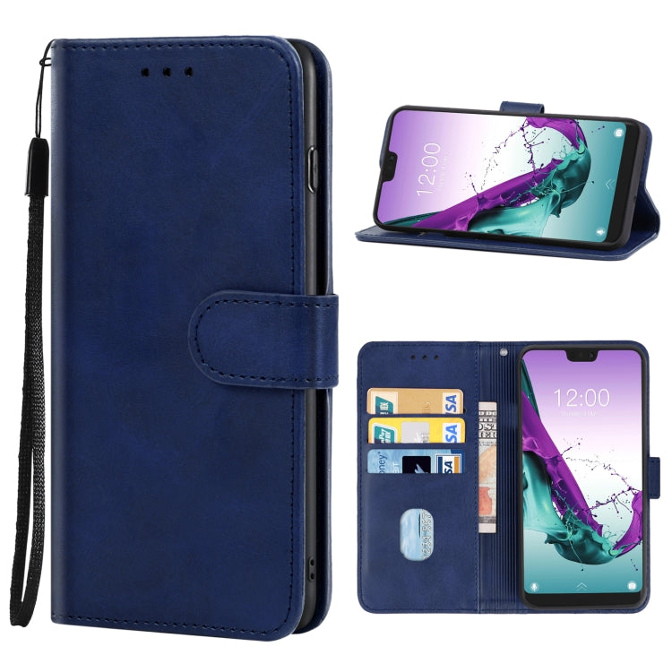 Leather Phone Case For Doogee N10(Blue) - More Brand by buy2fix | Online Shopping UK | buy2fix