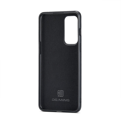 For OnePlus 9RT 5G DG.MING M1 Series 3-Fold Multi Card Wallet Back Cover Leather Phone Case(Black) - OnePlus Cases by DG.MING | Online Shopping UK | buy2fix