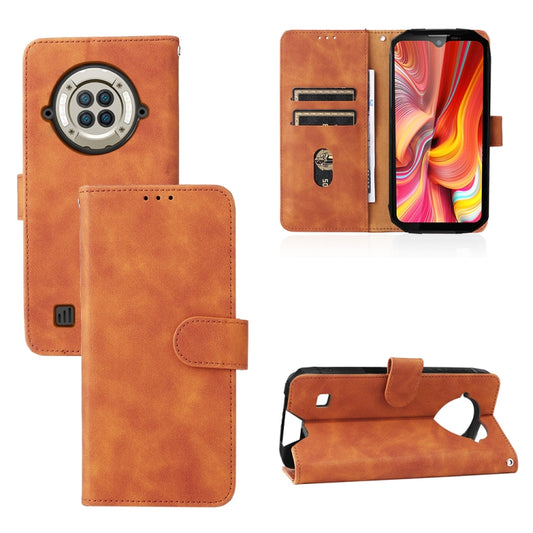 For DOOGEE S96 Pro Skin Feel Magnetic Buckle Calf Texture PU Phone Case(Brown) - Doogee Cases by buy2fix | Online Shopping UK | buy2fix