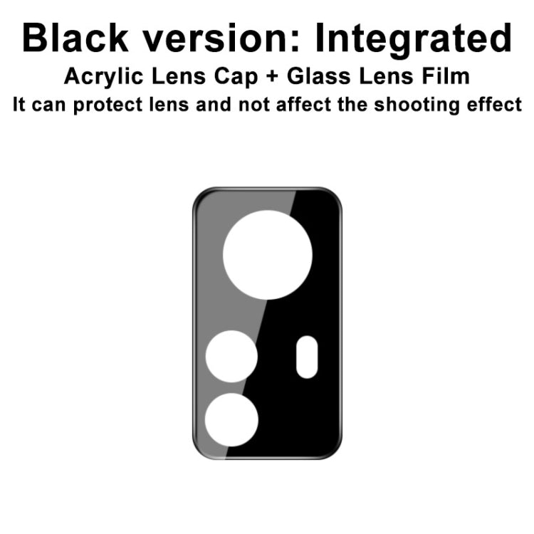 imak Integrated Rear Camera Lens Tempered Glass Film with Lens Cap Black Version For Xiaomi 12 Pro -  by imak | Online Shopping UK | buy2fix