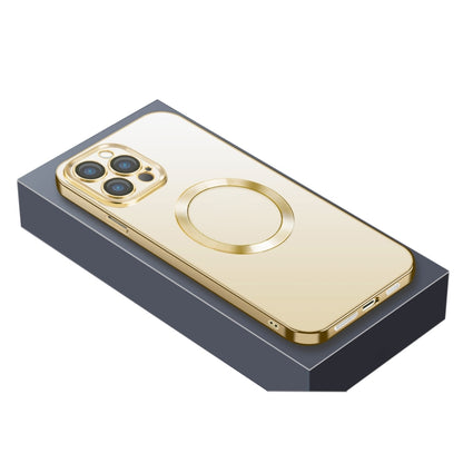 For iPhone 11 Pro Max Nebula Series MagSafe Magnetic Phone Case (Gold) - iPhone 11 Pro Max Cases by buy2fix | Online Shopping UK | buy2fix