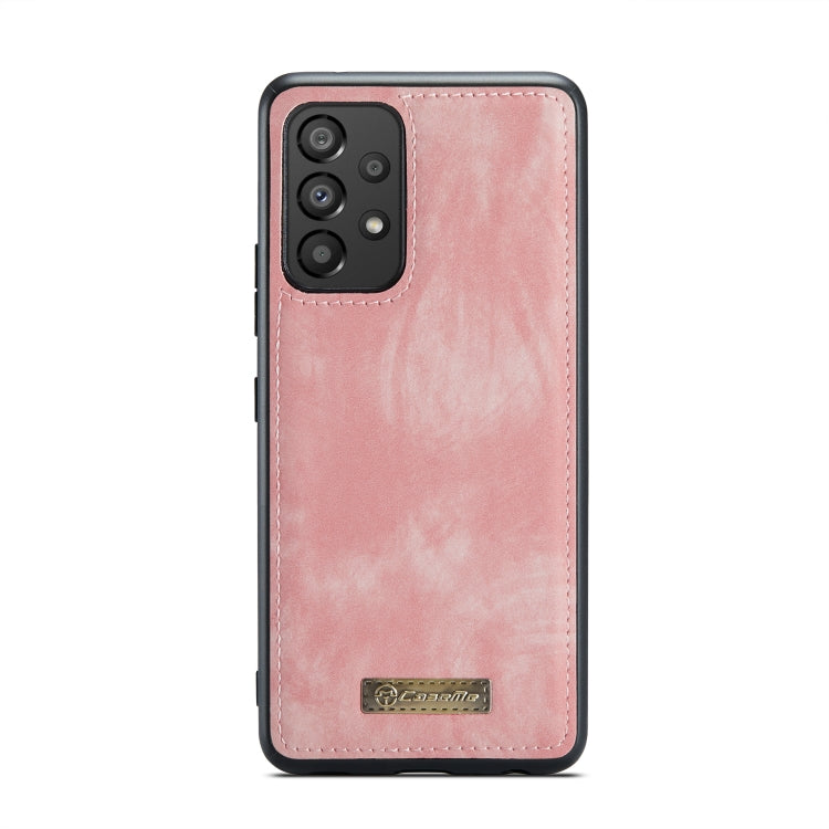 For Samsung Galaxy A53 5G CaseMe-008 Detachable Multifunctional Horizontal Flip Leather Case (Pink) - Galaxy Phone Cases by CaseMe | Online Shopping UK | buy2fix