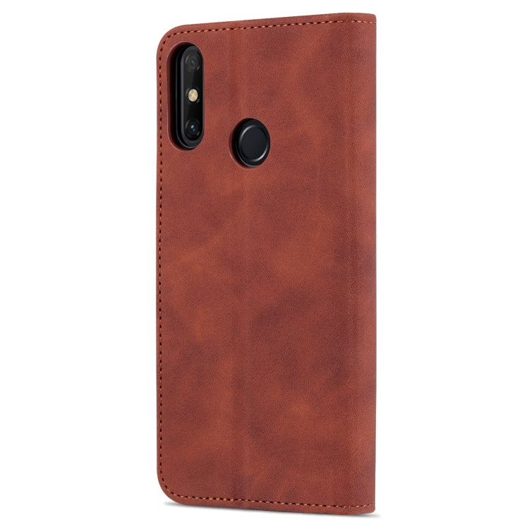 For Huawei Enjoy 20e AZNS Skin Feel Calf Texture Horizontal Flip Leather Phone Case(Brown) - Huawei Cases by AZNS | Online Shopping UK | buy2fix