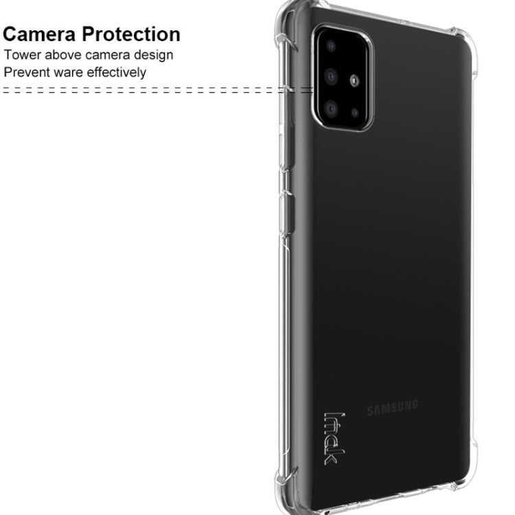 For Galaxy A51 IMAK All-inclusive Shockproof Airbag TPU Case with Screen Protector(Metal Back) - Galaxy Phone Cases by imak | Online Shopping UK | buy2fix