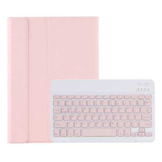 A08 Candy Color Ultra Thin Bluetooth Keyboard Leather Case For Samsung Galaxy Tab A8 10.5 2021 SM-X200 / SM-X205(Pink) - Samsung Keyboard by buy2fix | Online Shopping UK | buy2fix