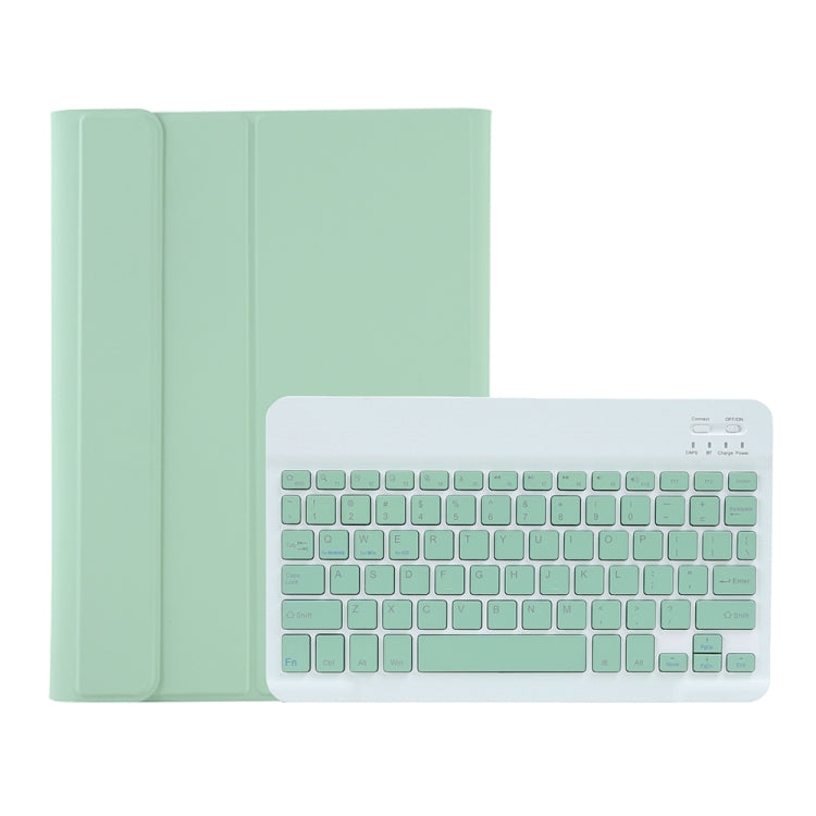 A610B Candy Color Bluetooth Keyboard Leather Case with Pen Slot For Samsung Galaxy Tab S6 Lite 10.4 inch SM-P610 / SM-P615(Light Green) - Samsung Keyboard by buy2fix | Online Shopping UK | buy2fix