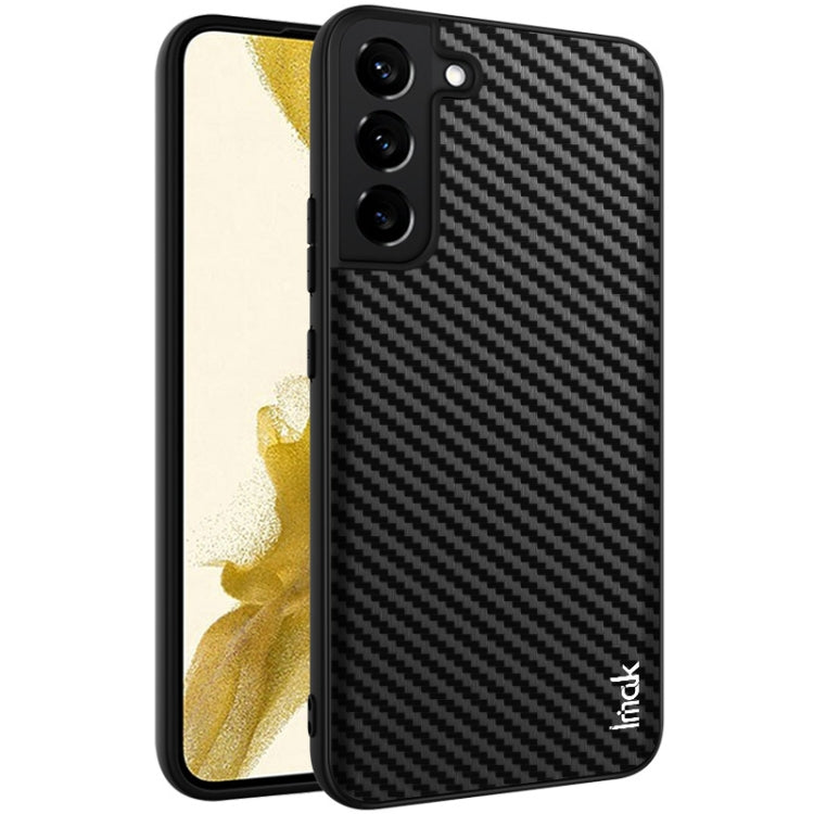 For Samsung Galaxy S22+ 5G imak LX-5 Series PC + TPU Phone Case with Screen Protector(Carbon Fiber Texture) - Galaxy S22+ 5G Cases by imak | Online Shopping UK | buy2fix