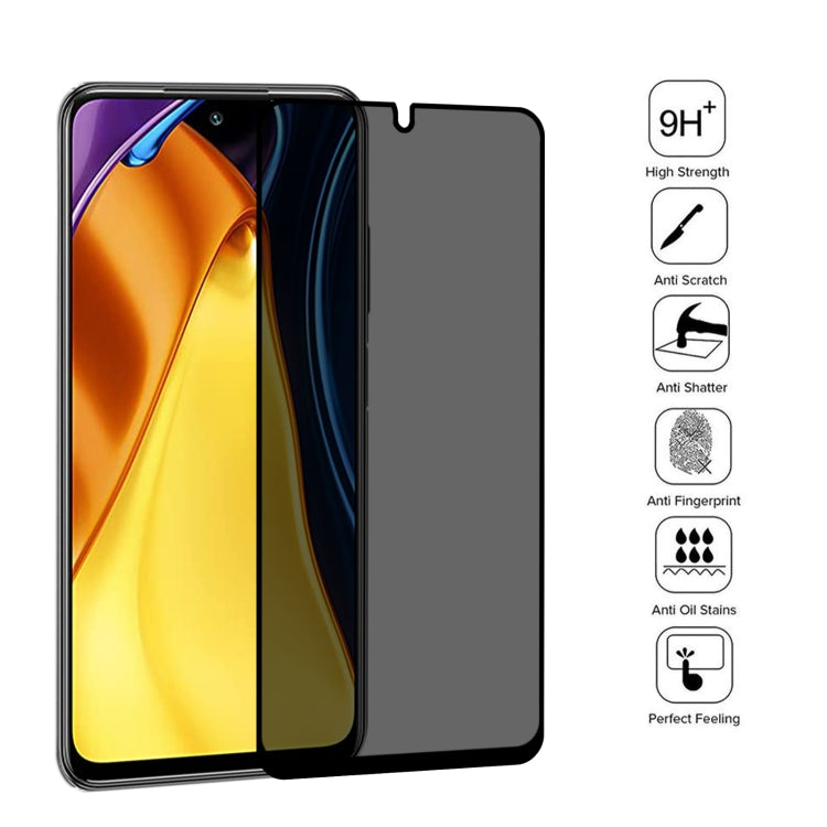 25 PCS Full Cover Anti-peeping Tempered Glass Film For Xiaomi Poco M3 Pro -  by buy2fix | Online Shopping UK | buy2fix