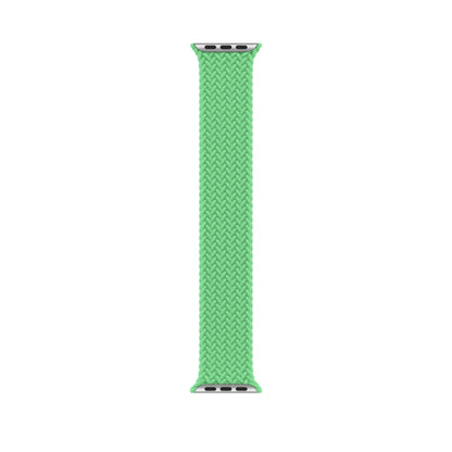 165mm Nylon Braided Watch Band For Apple Watch Ultra 49mm&Watch Ultra 2 49mm / Series 9&8&7 45mm / SE 3&SE 2&6&SE&5&4 44mm / 3&2&1 42mm(Green) - Watch Bands by buy2fix | Online Shopping UK | buy2fix