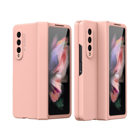 For Samsung Galaxy Z Fold3 5G 360 Full Body Hinge Flip Phone Case(Pink) - Galaxy Phone Cases by buy2fix | Online Shopping UK | buy2fix