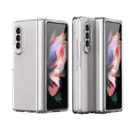 For Samsung Galaxy Z Fold3 5G 360 Full Body Hinge Flip Phone Case(Transparent) - Galaxy Phone Cases by buy2fix | Online Shopping UK | buy2fix