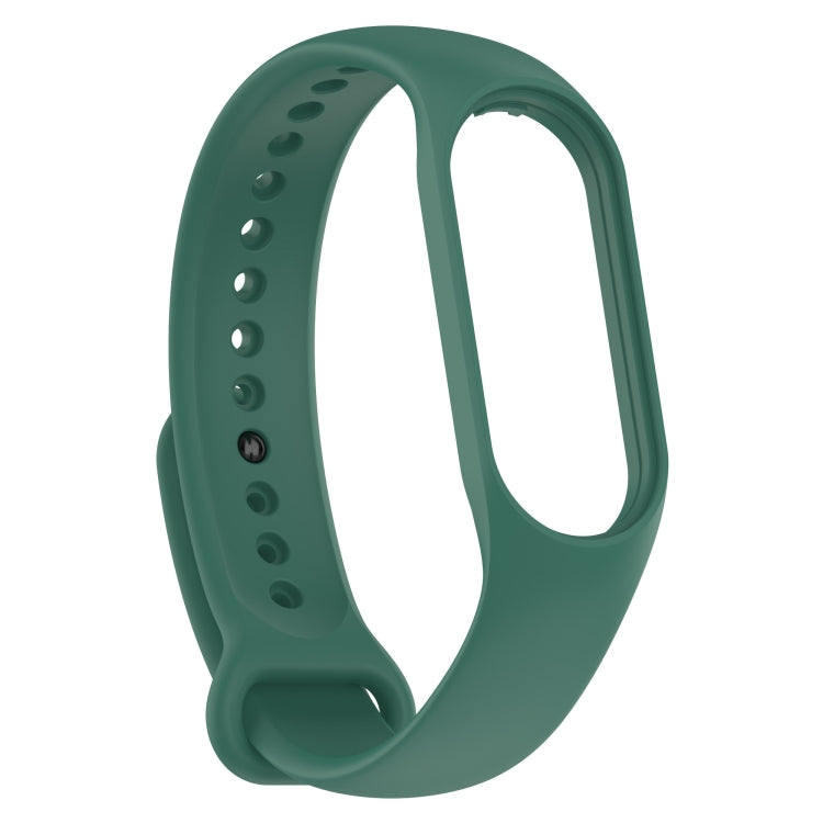 For Xiaomi Mi Band 7 / 7NFC / 6 / 6 NFC / 5 / 5 NFC / Amazfit Band 5 Official Silicone Watch Band(Official Green) - Watch Bands by buy2fix | Online Shopping UK | buy2fix