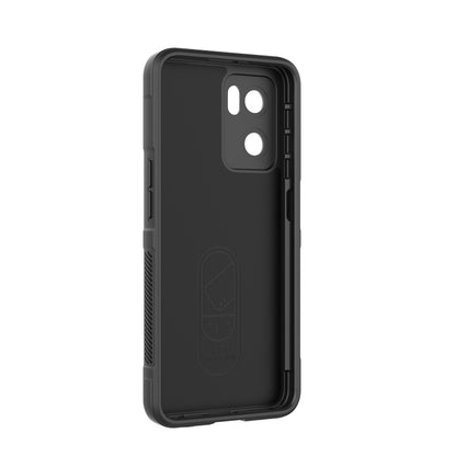 For OPPO Reno7 5G Global / Find X5 Lite Magic Shield TPU + Flannel Phone Case(Dark Green) - OPPO Cases by buy2fix | Online Shopping UK | buy2fix