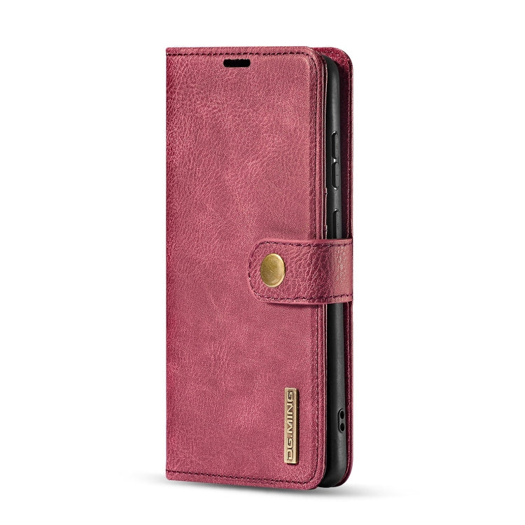 For Galaxy S20 Ultra DG.MING Crazy Horse Texture Flip Detachable Magnetic Leather Case with Holder & Card Slots & Wallet(Red) - Galaxy Phone Cases by DG.MING | Online Shopping UK | buy2fix