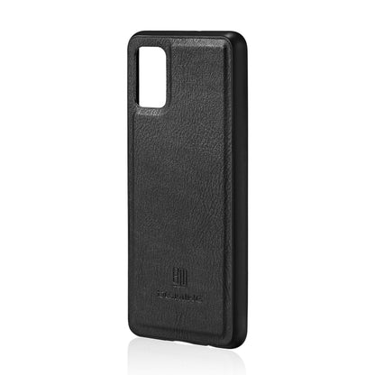 For Galaxy A51 DG.MING Crazy Horse Texture Flip Detachable Magnetic Leather Case with Holder & Card Slots & Wallet(Black) - Galaxy Phone Cases by DG.MING | Online Shopping UK | buy2fix