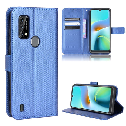 For Blackview A50 Diamond Texture Leather Phone Case(Blue) - More Brand by buy2fix | Online Shopping UK | buy2fix