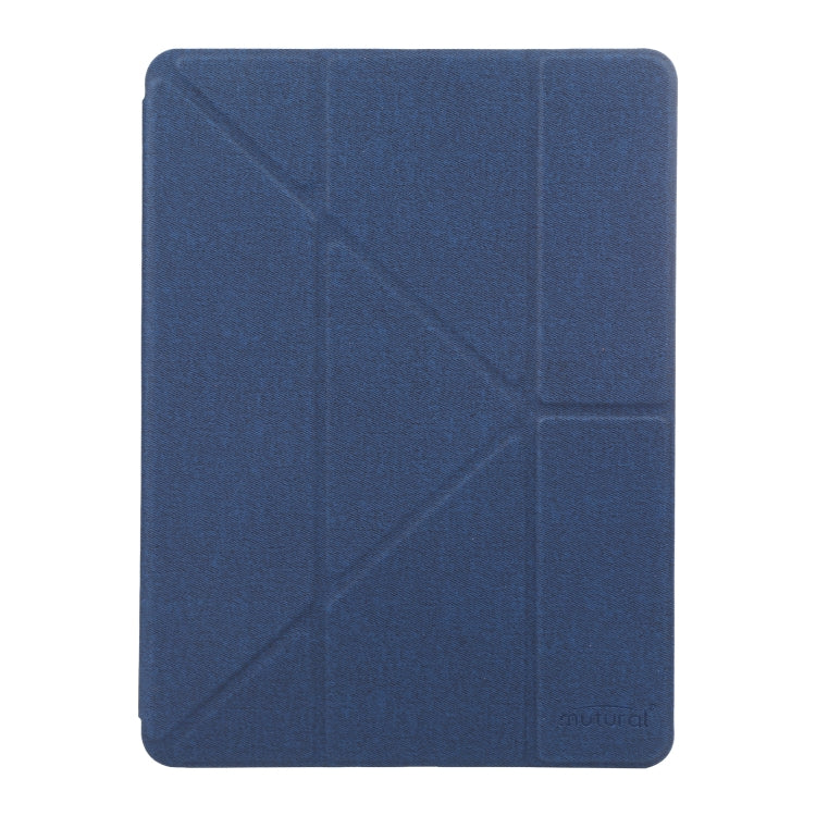 Mutural King Kong Series Deformation Holder Leather Tablet Case For iPad Pro 10.5 2019 / 2017(Blue) - iPad Pro 10.5 inch Cases by Mutural | Online Shopping UK | buy2fix