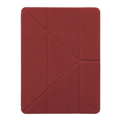 Mutural King Kong Series Deformation Holder Leather Tablet Case For iPad Pro 10.5 2019 / 2017(Red) - iPad Pro 10.5 inch Cases by Mutural | Online Shopping UK | buy2fix