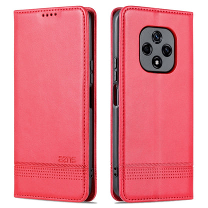 For Huawei nova 9z 5G AZNS Magnetic Calf Texture Leather Phone Case(Red) - Huawei Cases by AZNS | Online Shopping UK | buy2fix