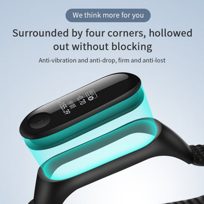 For Xiaomi Mi Band 7 Nylon Weave Watch Band(Indigo) - Watch Bands by buy2fix | Online Shopping UK | buy2fix