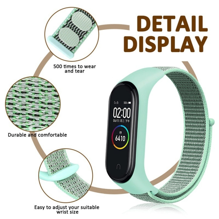 For Xiaomi Mi Band 7 Nylon Weave Watch Band(Solid Black) - Watch Bands by buy2fix | Online Shopping UK | buy2fix