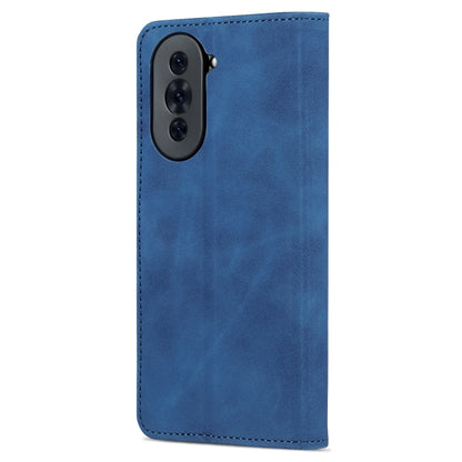 For Huawei nova 10 Pro AZNS Skin Feel Calf Texture Flip Leather Phone Case(Blue) - Huawei Cases by AZNS | Online Shopping UK | buy2fix