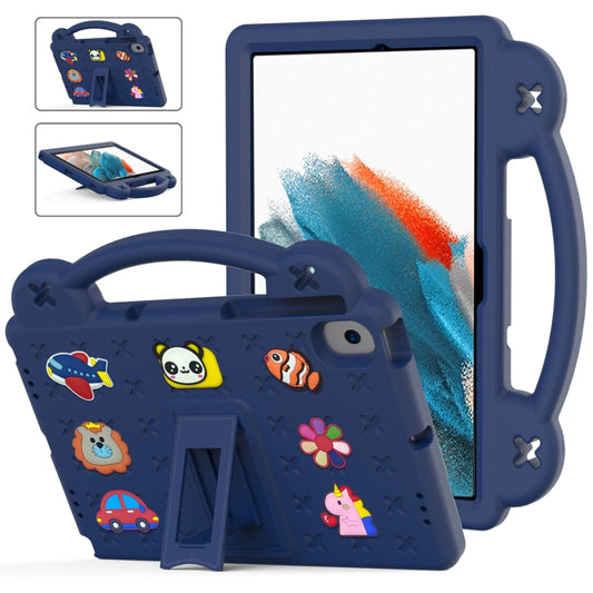 Handle Kickstand Children EVA Shockproof Tablet Case For Samsung Galaxy Tab A8 10.5 2022/2021 / Lenovo Tab M10 Plus 3rd Gen TB125FU 2022 10.6 inch / Huawei MatePad Pro 2021/2019 / Nokia T20 10.36 2021(Navy Blue) - Other Galaxy Tab PC by buy2fix | Online Shopping UK | buy2fix