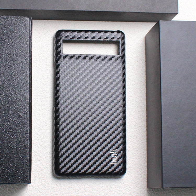For Google Pixel 6a IMAK Ruiyi Series Carbon Fiber PU + PC Phone Case(Black) - Google Cases by imak | Online Shopping UK | buy2fix