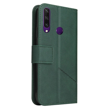 For Huawei P30 Lite GQUTROBE Right Angle Leather Phone Case(Green) - Huawei Cases by GQUTROBE | Online Shopping UK | buy2fix