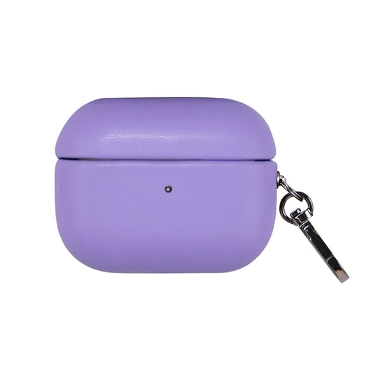 For Apple AirPods Pro 2 PU Leather Wireless Bluetooth Earphone Protective Case(Purple) - For AirPods Pro 2 by buy2fix | Online Shopping UK | buy2fix