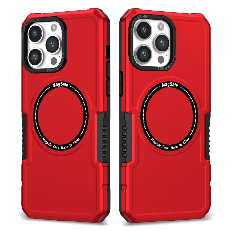 For iPhone 12 Pro MagSafe Shockproof Armor Phone Case(Red) - iPhone 12 / 12 Pro Cases by buy2fix | Online Shopping UK | buy2fix