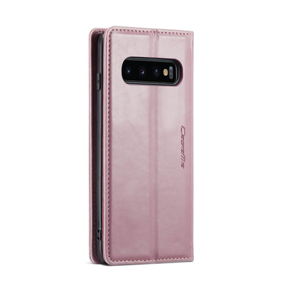 For Samsung Galaxy S10 CaseMe 003 Crazy Horse Texture Leather Phone Case(Rose Gold) - Galaxy Phone Cases by CaseMe | Online Shopping UK | buy2fix