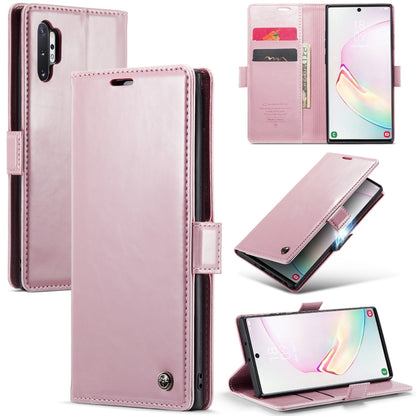 For Samsung Galaxy Note10+ CaseMe 003 Crazy Horse Texture Leather Phone Case(Rose Gold) - Galaxy Phone Cases by CaseMe | Online Shopping UK | buy2fix