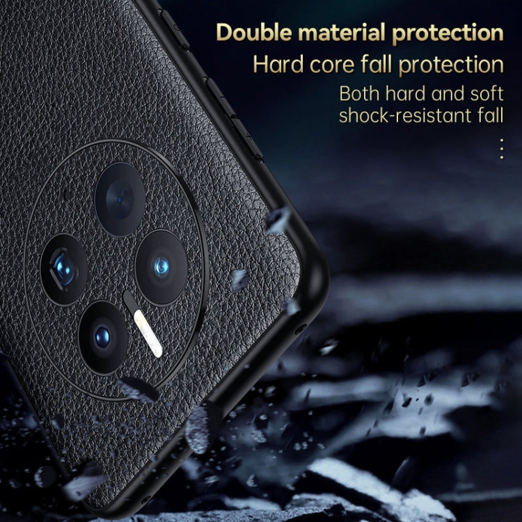 For Huawei Mate 50 SULADA Invisible Bracket Leather Back Cover Phone Case(Black) - Huawei Cases by SULADA | Online Shopping UK | buy2fix