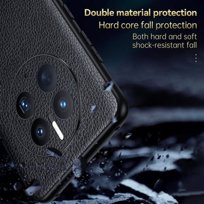 For Huawei Mate 50 SULADA Invisible Bracket Leather Back Cover Phone Case(Black) - Huawei Cases by SULADA | Online Shopping UK | buy2fix