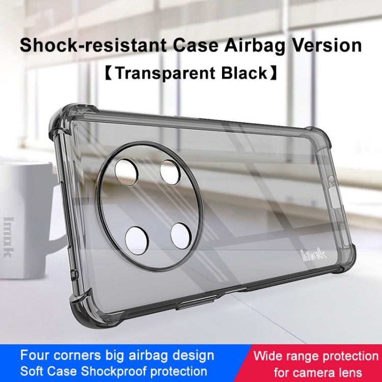 For Honor X30 5G/Magic4 Lite 5G/X40 GT 5G imak Shockproof Airbag TPU Phone Case(Transparent Black) - Honor Cases by imak | Online Shopping UK | buy2fix