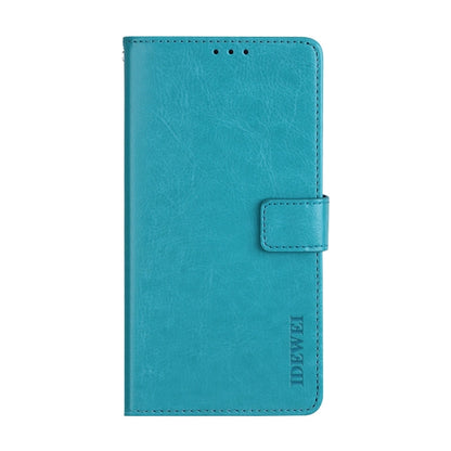 For Infinix Note 12 Pro 4G idewei Crazy Horse Texture Leather Phone Case(Sky Blue) - Infinix Cases by idewei | Online Shopping UK | buy2fix