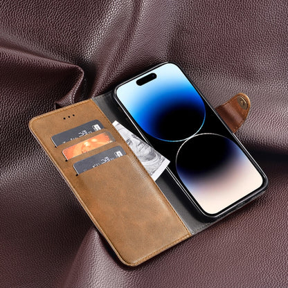 For Huawei nova 10 SE idewei Retro Texture Leather Phone Case(Khaki) - Huawei Cases by idewei | Online Shopping UK | buy2fix